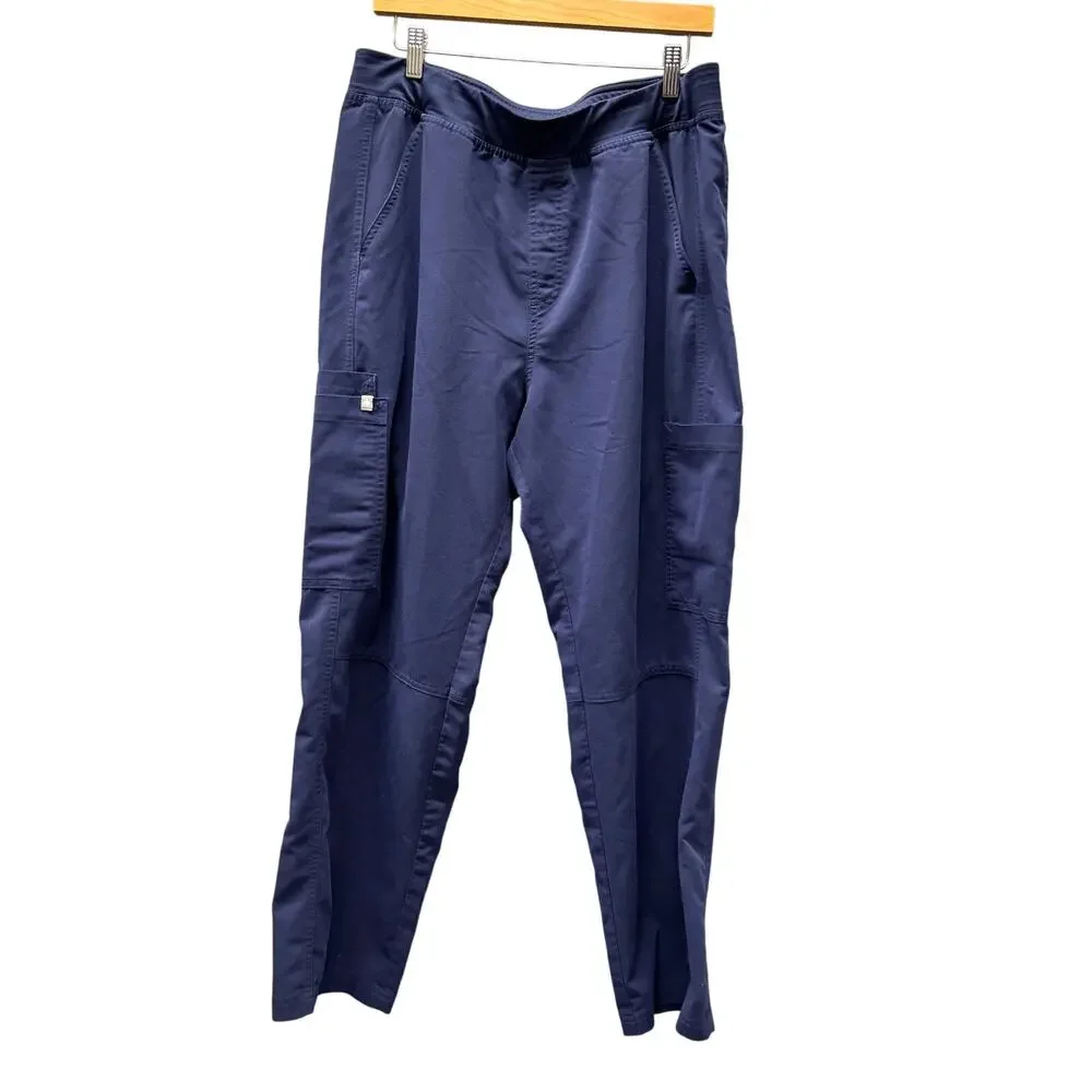 Figs‎ Scrub Pants Mens XL Axim Cargo Drawstring Waist + Pockets Technical